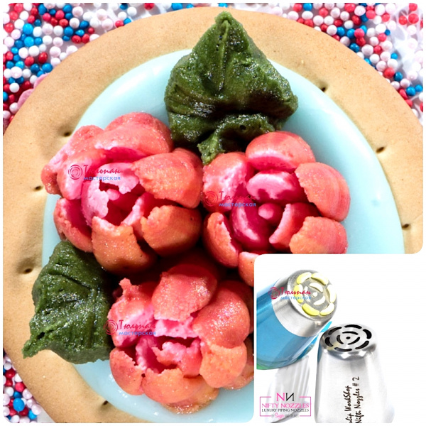 Насадка Цветок №21 Анжелик | L размер (Russian Flower Nozzle #21 Angelique | L size)