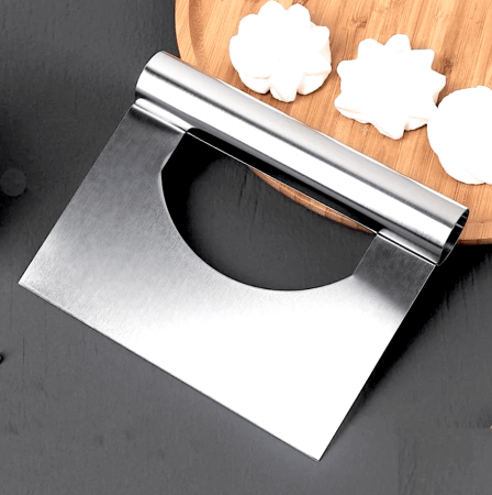 Кондитерский шпатель метал. прямой с ручкой (в.2)