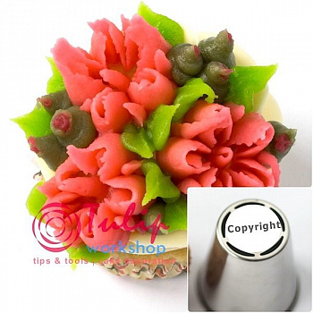 Насадка Малазийский Цветок №220 Фиалка Гармония | XL размер (Russian Flower Nozzle XL size # 220 Sun-dancer Cup | XL size | By Tulip Workshop)