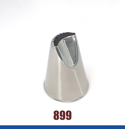 Кондитерская насадка 899 Tulip™ лента с зубчиками ракушка (Shell Basketweave) большая, прорезь 20 мм