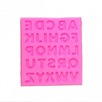 Молд силиконовый Алфавит Латинский | 3D
