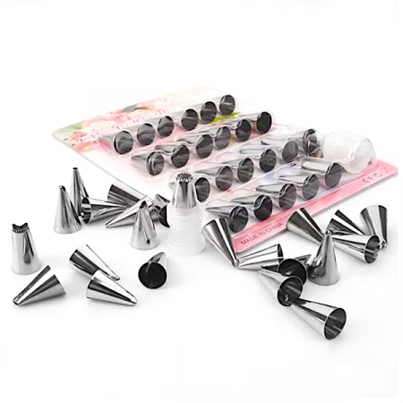 Набор кондитерских насадок 24 шт (23+1) | Эконом Набор кондитерских насадок 24 шт (23+1) | Эконом