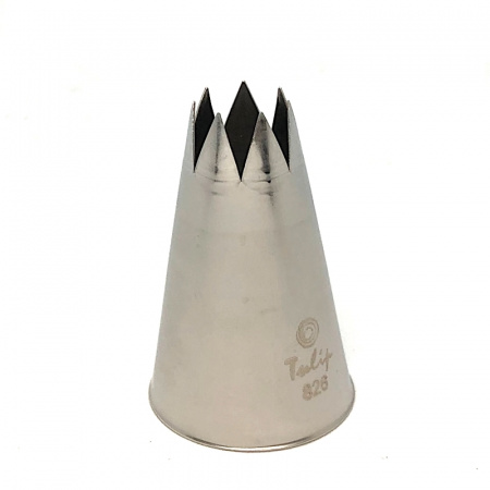 Кондитерская насадка открытая звезда №826 Tulip™ (diam.13 mm; 7лучей)