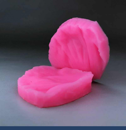 Молд силиконовый (вайнер) лепесток Пиона малый (1), комплект 2 шт (55•45 мм) 1006