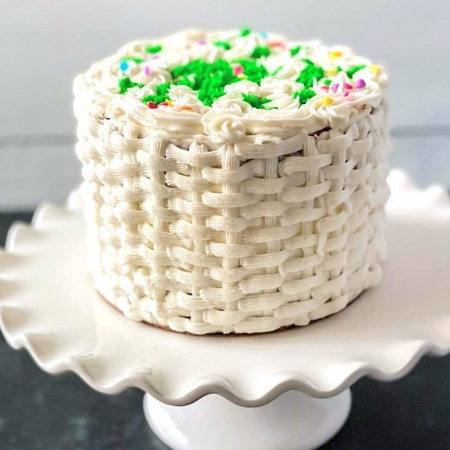 Кондитерская насадка 98 Tulip™ лента с зубчиками ракушка (Shell Basketweave) малая, прорезь 10 мм