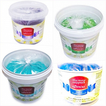 Сахарная Мастика Цветная 1 кг универсальная (Bliss)