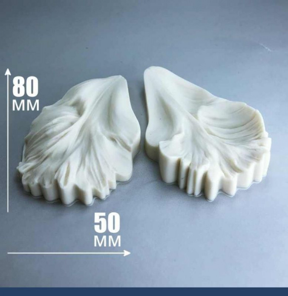 Молд силиконовый (вайнер) лепесток Ириса большой, комплект 2 шт (80•50 мм) fsl-049
