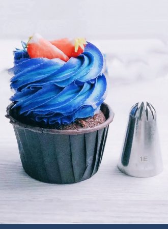 Кондитерская насадка 1Е закрытая звезда ∅ 18 мм, 12 лучей, Эконом Кондитерская насадка 1Е закрытая звезда ∅ 18 мм, 12 лучей, Эконом