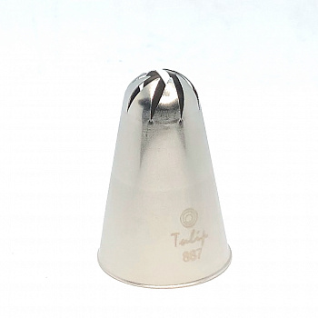 Кондитерскиая насадка закрытая звезда косые лучи №887 Tulip™ | 8 лучей станд. размер Кондитерскиая насадка закрытая звезда косые лучи №887 Tulip™ | 8 лучей станд. размер