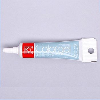 Краситель пищевой гелевый Colorgel: Blanc Azure (Ледяной Белый) | 20-100 гр