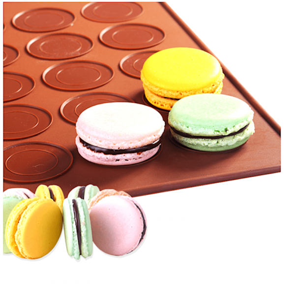 Коврик силиконовый для выпечки с разметкой (для макарони) Коврик силиконовый для выпечки с разметкой (для макарони)
