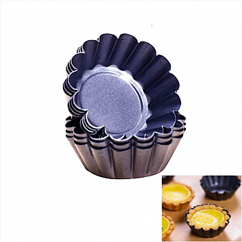 Форма Капкейк для выпечки металлическая антипригарная | Набор 6 шт