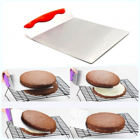 Кондитерский шпатель-переноска сталь | 20 см