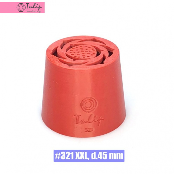 Насадка XXL Дикая Роза №321 (PLA пластик) Насадка XXL Дикая Роза №321 (PLA пластик)